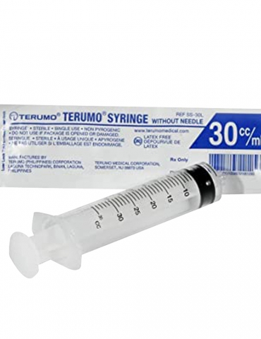 SERINGUE TERUMO 3 PIÈCES 30 ML LUEUR LOCK (Boite de 50 unités)